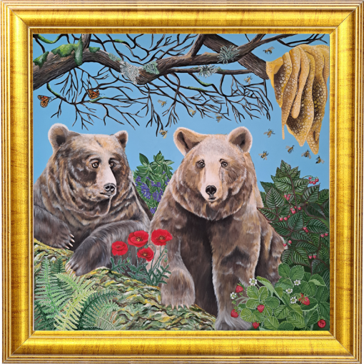 Bears Painting by Tornado Twins Art