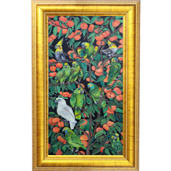 diospyros kaki painting / картина diospyros kaki